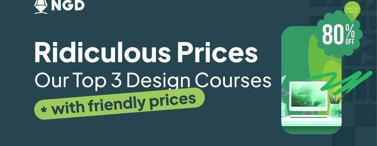 Top 3 Design Courses with Ridiculously Friendly Prices