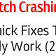 Sketch Crashing? 9 Quick Fixes That Really Work (2025)