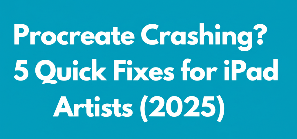 Procreate Crashing? 5 Quick Fixes for iPad Artists (2025)
