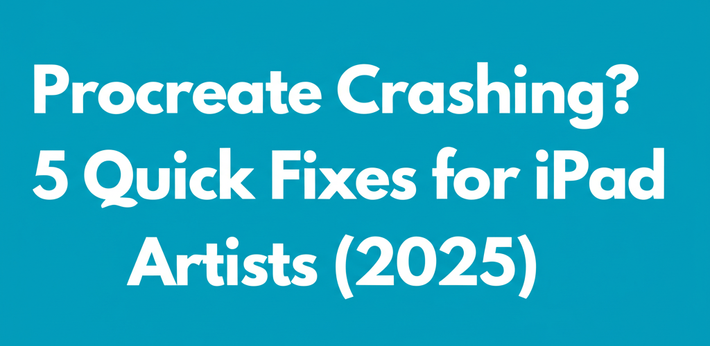 Procreate Crashing? 5 Quick Fixes for iPad Artists (2025)