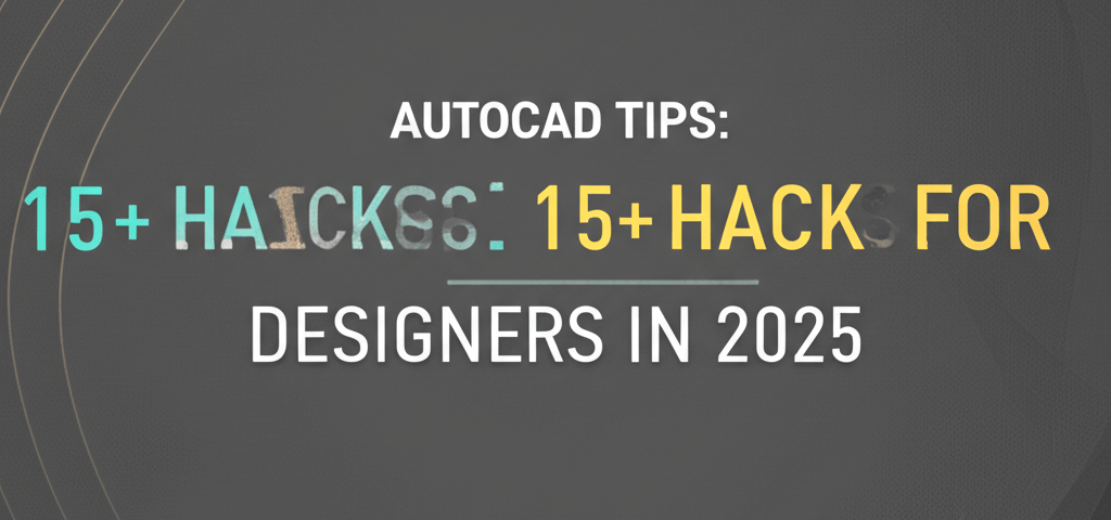 AutoCAD Tips: 15+ Hacks for Designers in 2025