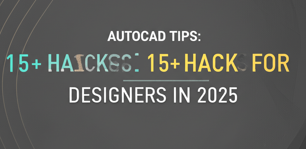 AutoCAD Tips: 15+ Hacks for Designers in 2025