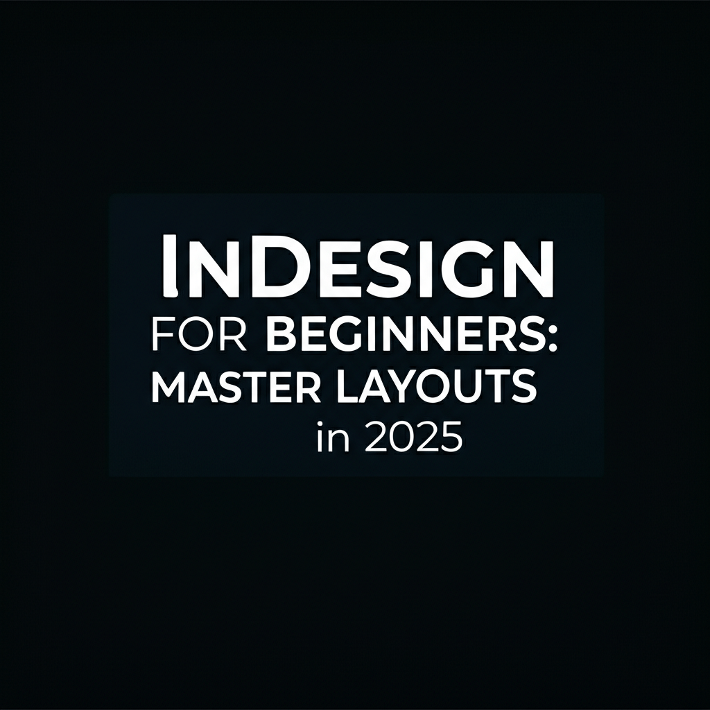 InDesign for Beginners: Master Layouts in 2025