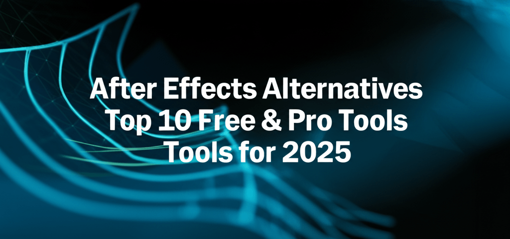After Effects Alternatives: Top 10 Free & Pro Tools for 2025
