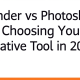 Blender vs Photoshop: Choosing Your Creative Tool in 2025