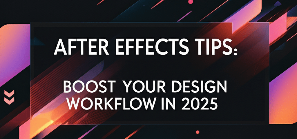 After Effects Tips: Boost Your Design Workflow in 2025