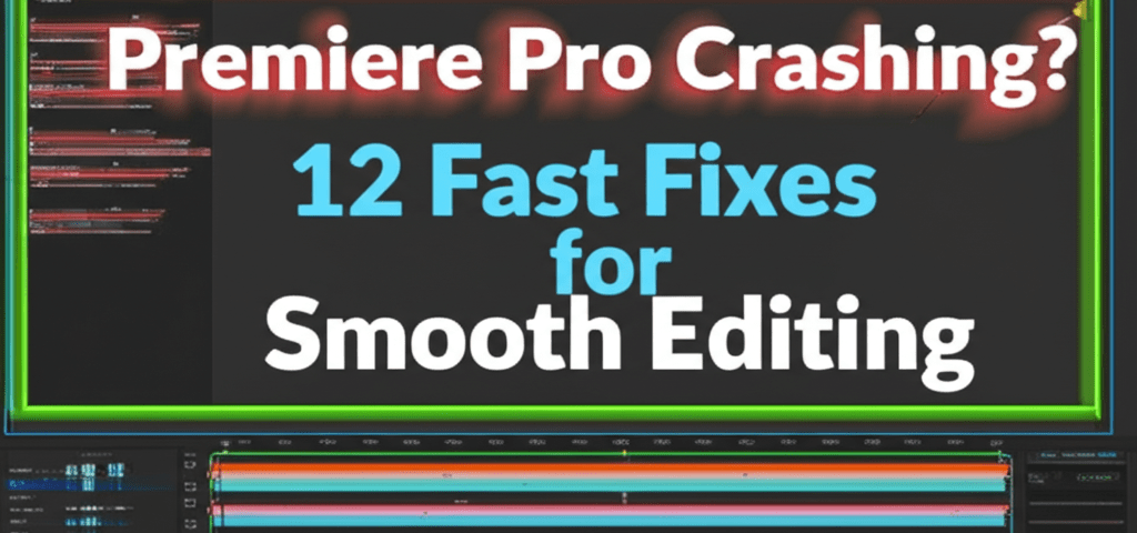 Premiere Pro Crashing? 12 Fast Fixes for Smooth Editing