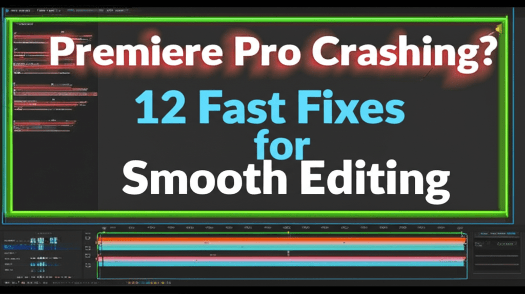 Premiere Pro Crashing? 12 Fast Fixes for Smooth Editing