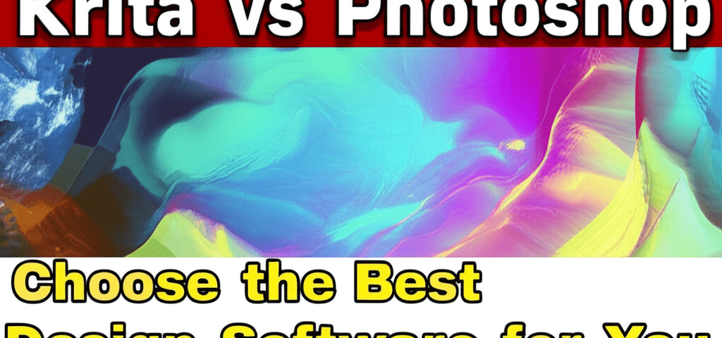 Krita vs Photoshop: Choose the Best Design Software for You