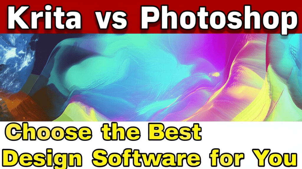 Krita vs Photoshop: Choose the Best Design Software for You
