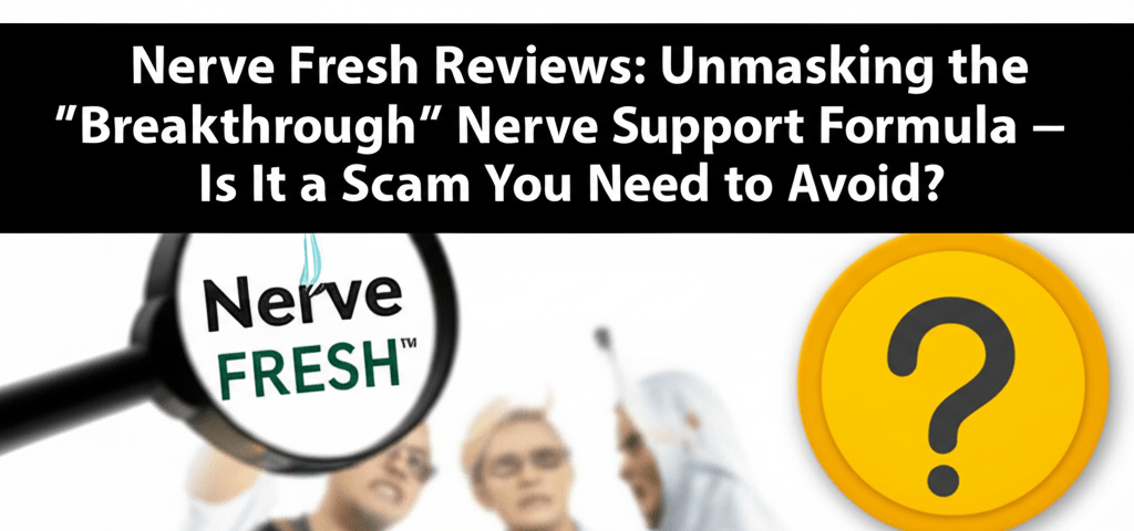 Nerve Fresh Reviews: Unmasking the ‘Breakthrough’ Nerve Support Formula – Is It a Scam You Need to Avoid?
