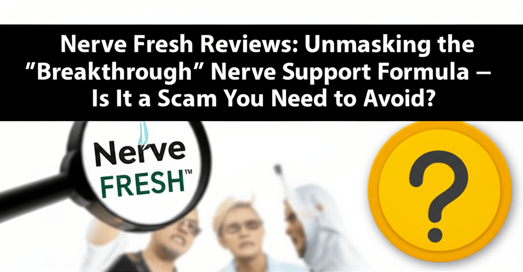 Nerve Fresh Reviews: Unmasking the ‘Breakthrough’ Nerve Support Formula – Is It a Scam You Need to Avoid?