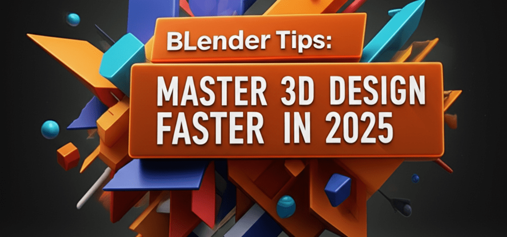 Blender Tips: Master 3D Design Faster in 2025