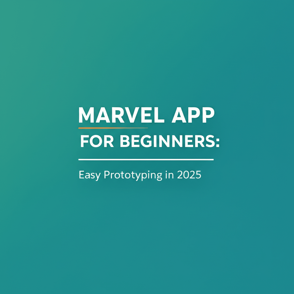 Marvel App for Beginners: Easy Prototyping in 2025