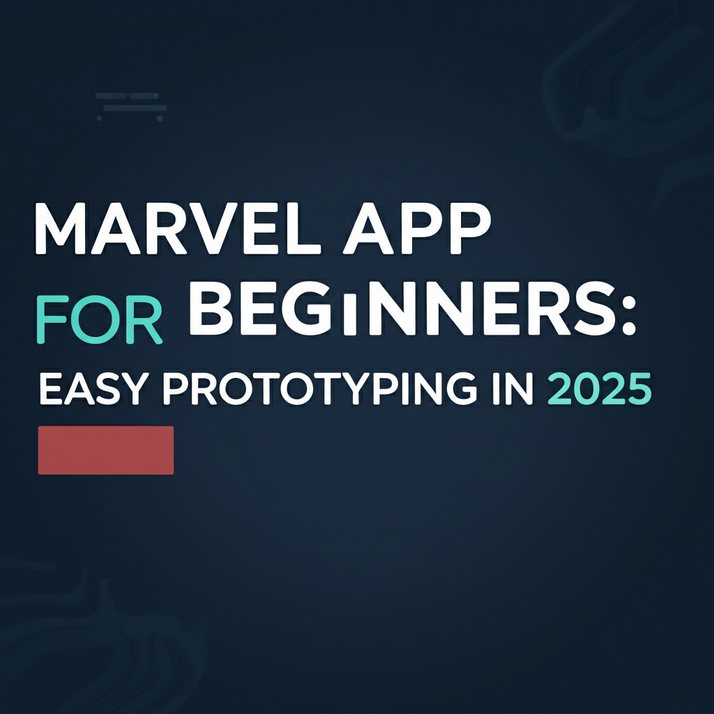 Marvel App for Beginners: Easy Prototyping in 2025