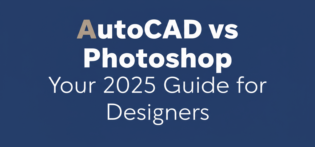 AutoCAD vs Photoshop: Your 2025 Guide for Designers