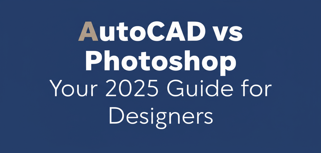 AutoCAD vs Photoshop: Your 2025 Guide for Designers