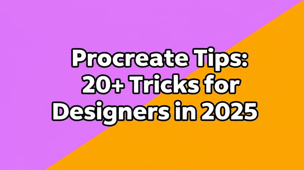 Procreate Tips: 20+ Tricks for Designers in 2025