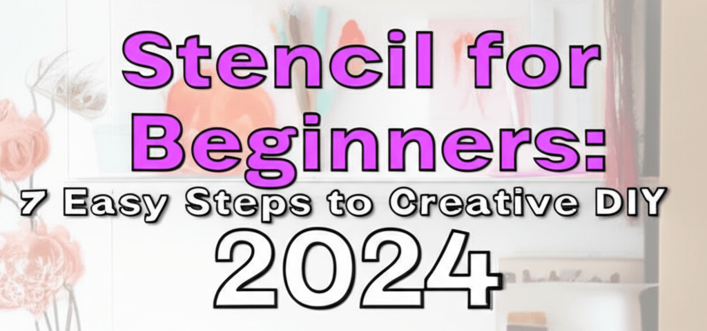 Stencil for Beginners: 7 Easy Steps to Creative DIY 2024