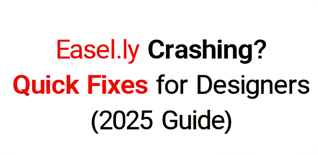 Easel.ly Crashing? Quick Fixes for Designers (2025 Guide)