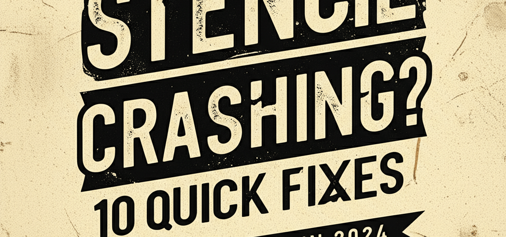 Stencil Crashing? 10 Quick Fixes for Designers in 2024