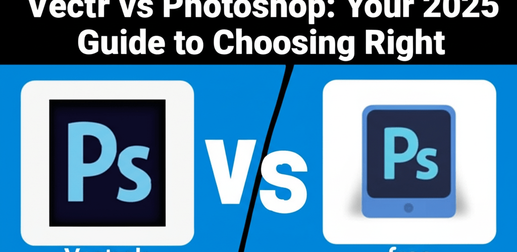 Vectr vs Photoshop: Your 2025 Guide to Choosing Right