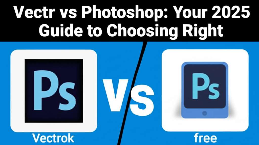 Vectr vs Photoshop: Your 2025 Guide to Choosing Right