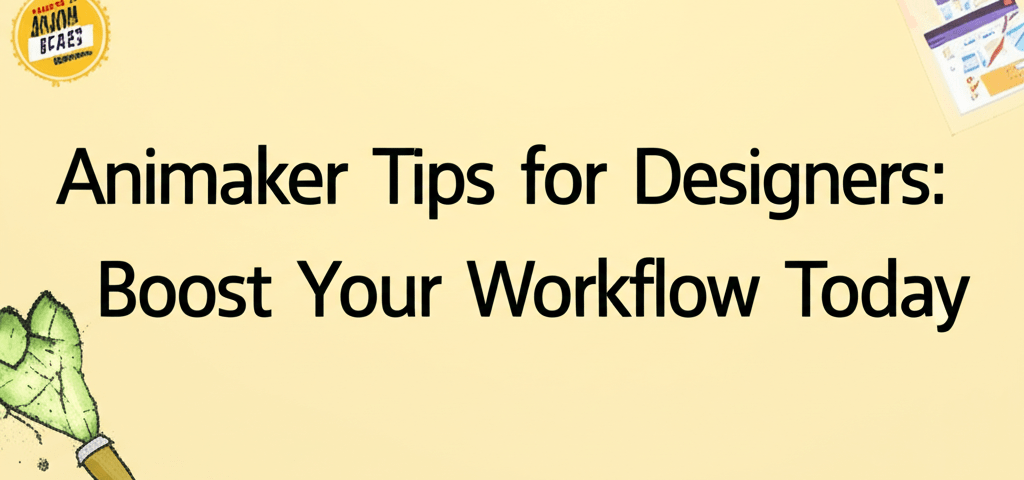 Animaker Tips for Designers: Boost Your Workflow Today