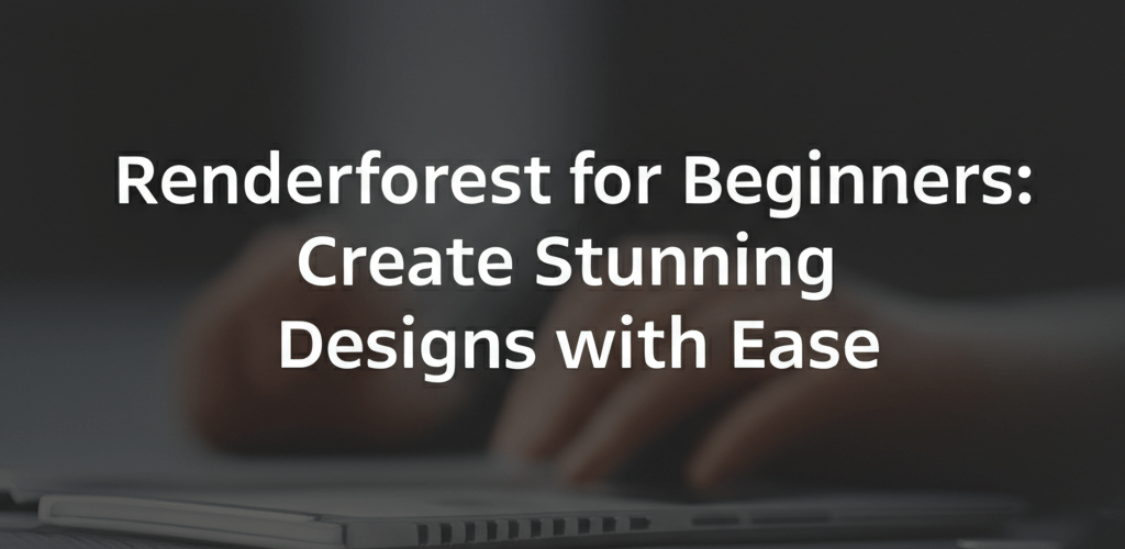 Renderforest for Beginners: Create Stunning Designs with Ease