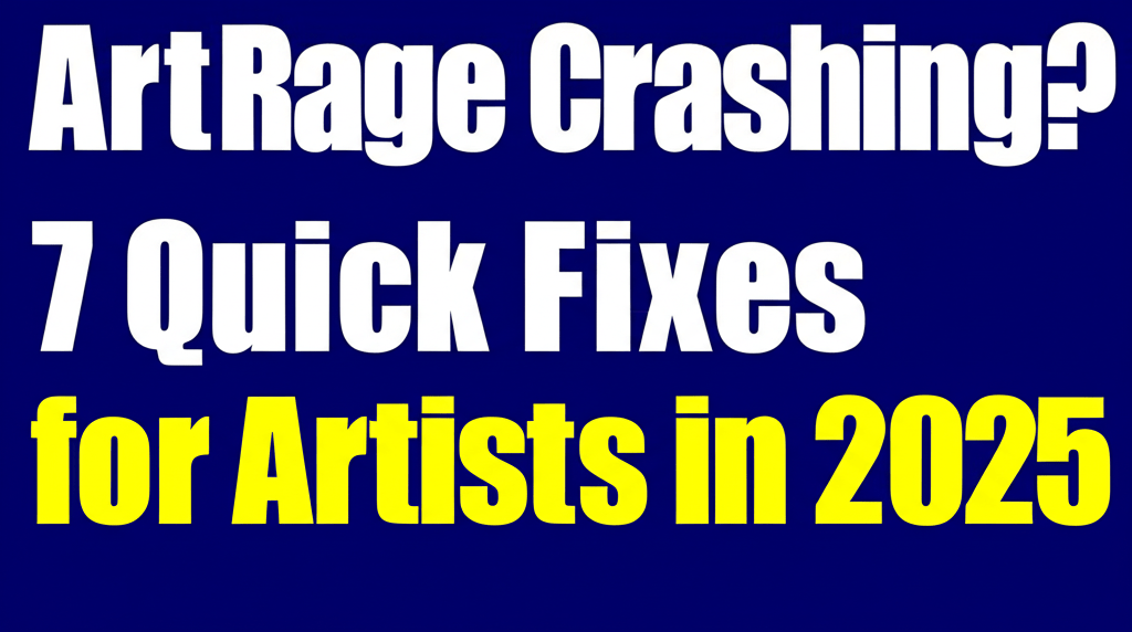 ArtRage Crashing? 7 Quick Fixes for Artists in 2025