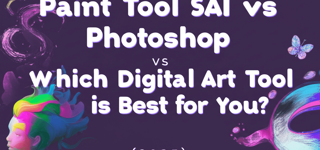 Paint Tool SAI vs Photoshop: Which Digital Art Tool is Best for You? (2025)