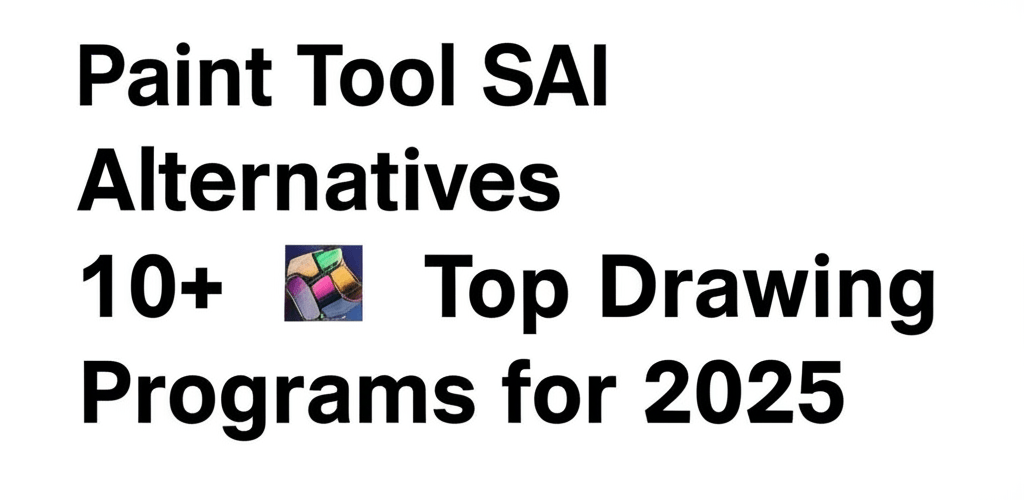 Paint Tool SAI Alternatives: 10+ Top Drawing Programs for 2025