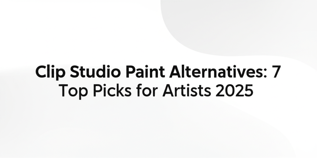 Clip Studio Paint Alternatives: 7 Top Picks for Artists 2025