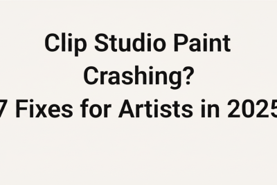 Clip Studio Paint Crashing? 7 Fixes for Artists in 2025