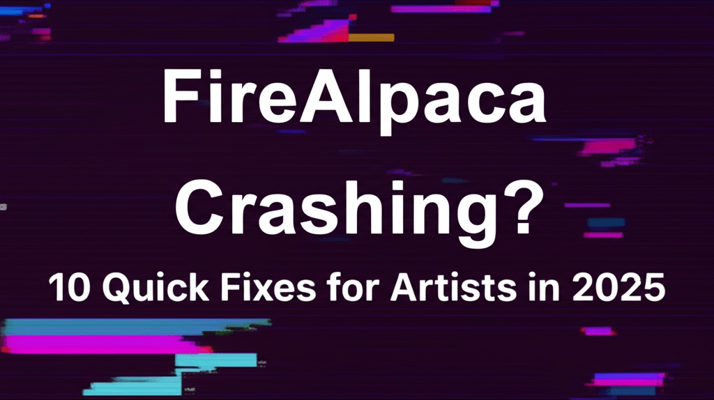 FireAlpaca Crashing? 10 Quick Fixes for Artists in 2025
