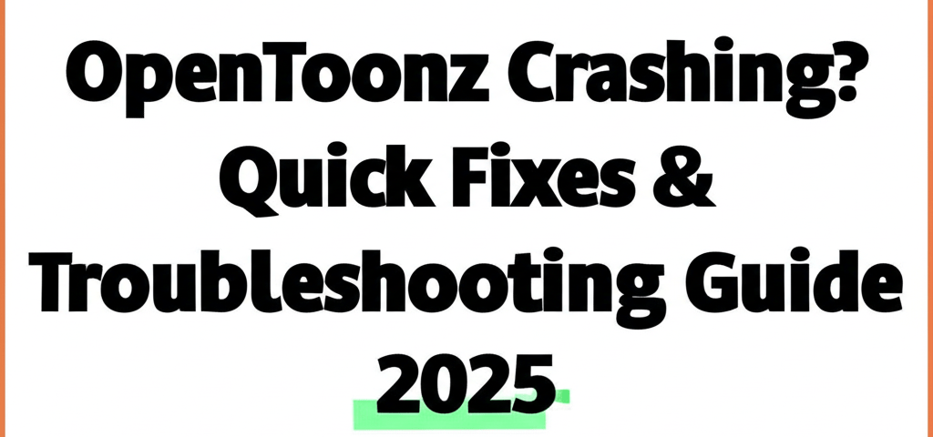 OpenToonz Crashing? Quick Fixes & Troubleshooting Guide 2025