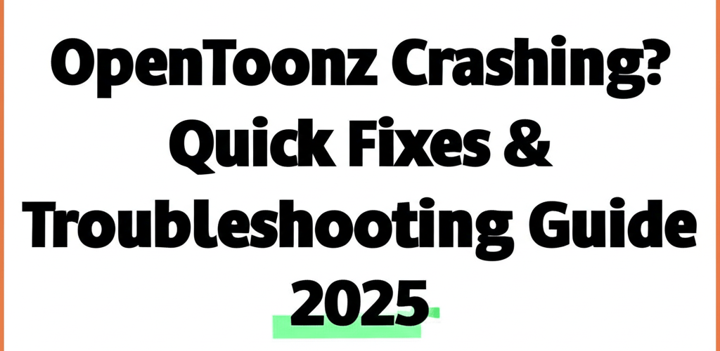 OpenToonz Crashing? Quick Fixes & Troubleshooting Guide 2025