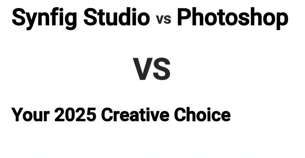 Synfig Studio vs Photoshop: Your 2025 Creative Choice