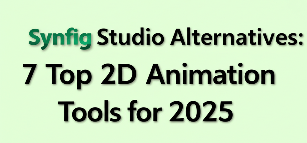 Synfig Studio Alternatives: 7 Top 2D Animation Tools for 2025