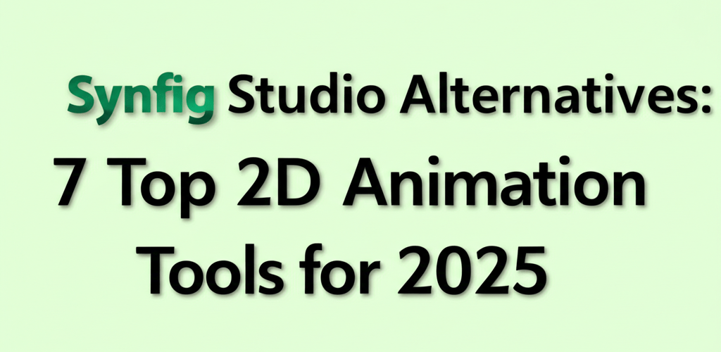 Synfig Studio Alternatives: 7 Top 2D Animation Tools for 2025